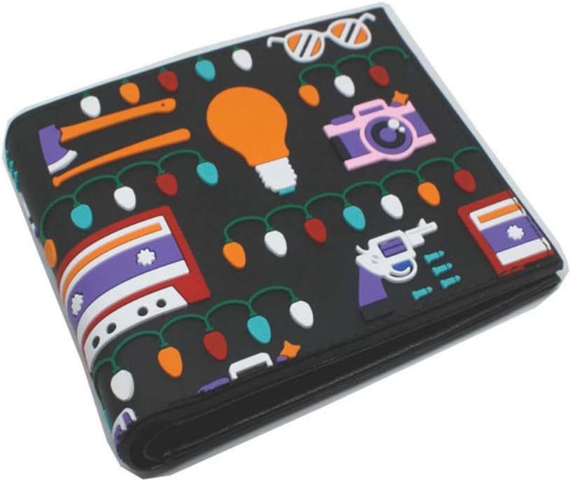 TV Stranger Cosplay Things Short Cartoon Wallet Purse (A)