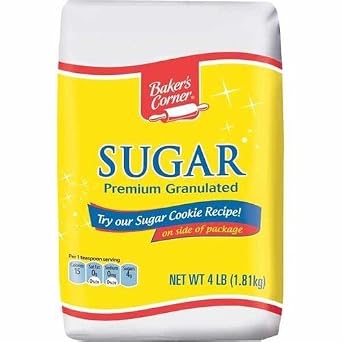 Bakers Corner Premium Granulated Sugar - 4 lb. Bag
