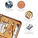 FAMILIFE Manicure Set, Nail Professional Kit Manicure Kits Nail Clipper Sets, 13PCS Stainless Steel Pedicure Sets Mens Grooming Tool, with Brown Leather Travel Case for Men