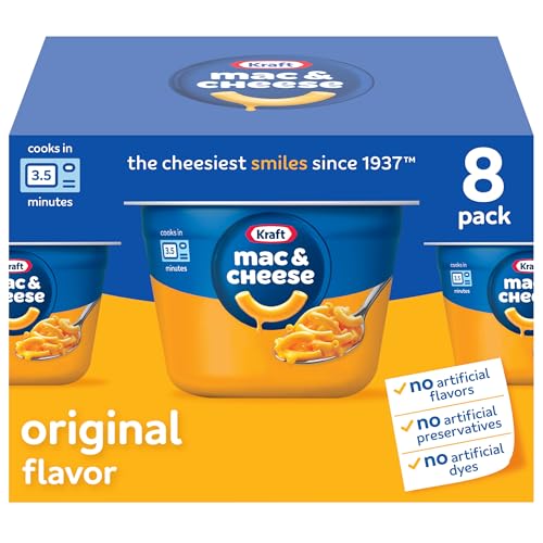 Kraft Original Mac & Cheese, 8 ct Box, 2.05 oz Cups