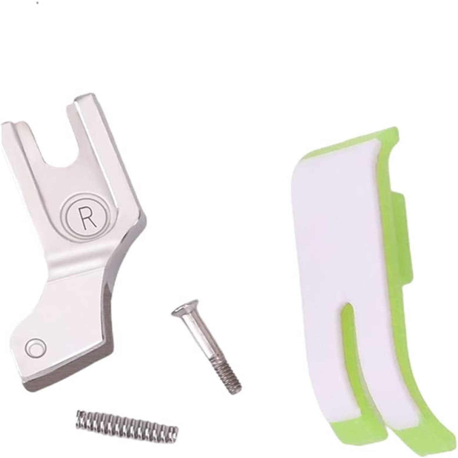 Jasol 2 Pic Non-Stick Sewing Presser Foot Industrial Needle Machines Steel PVC MT-18 Teflon Pressure Foot White & Yellow — Amazon image 4