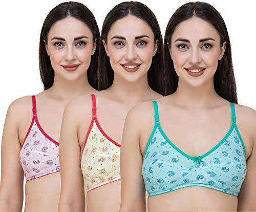 Image of Fasense Women's Wire Free Non Padded Cotton Bra