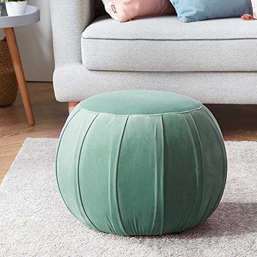 Pouf rond rembourré et compact pour petit espace - 3
