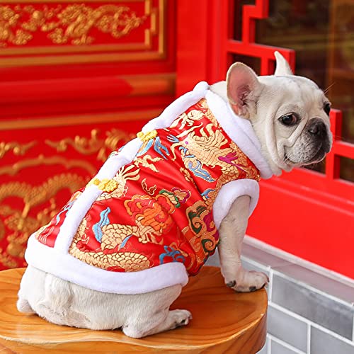 Disfraz chino para perro estilo Tang, talla S miniatura 7