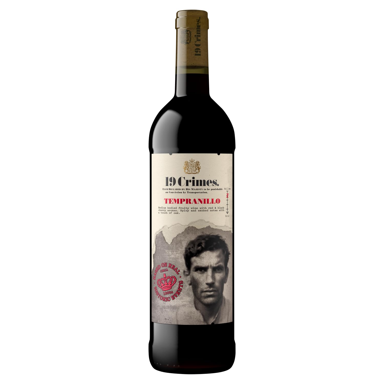 19 Crimes Tempranillo Spanish Wine 75cl