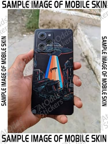 Image of AtOdds - Full Body Back Screen Guard Protector Film - Lamination Wrap Skin Sticker Compatible with Samsung Galaxy A10s | Scratchproof Matte Finish (Alien Invade)