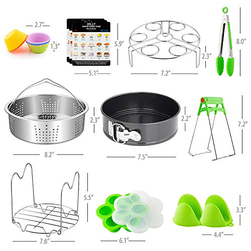 image for EPLST 18 Pieces Pressure Cooker Accessories Set Compatible with Instan