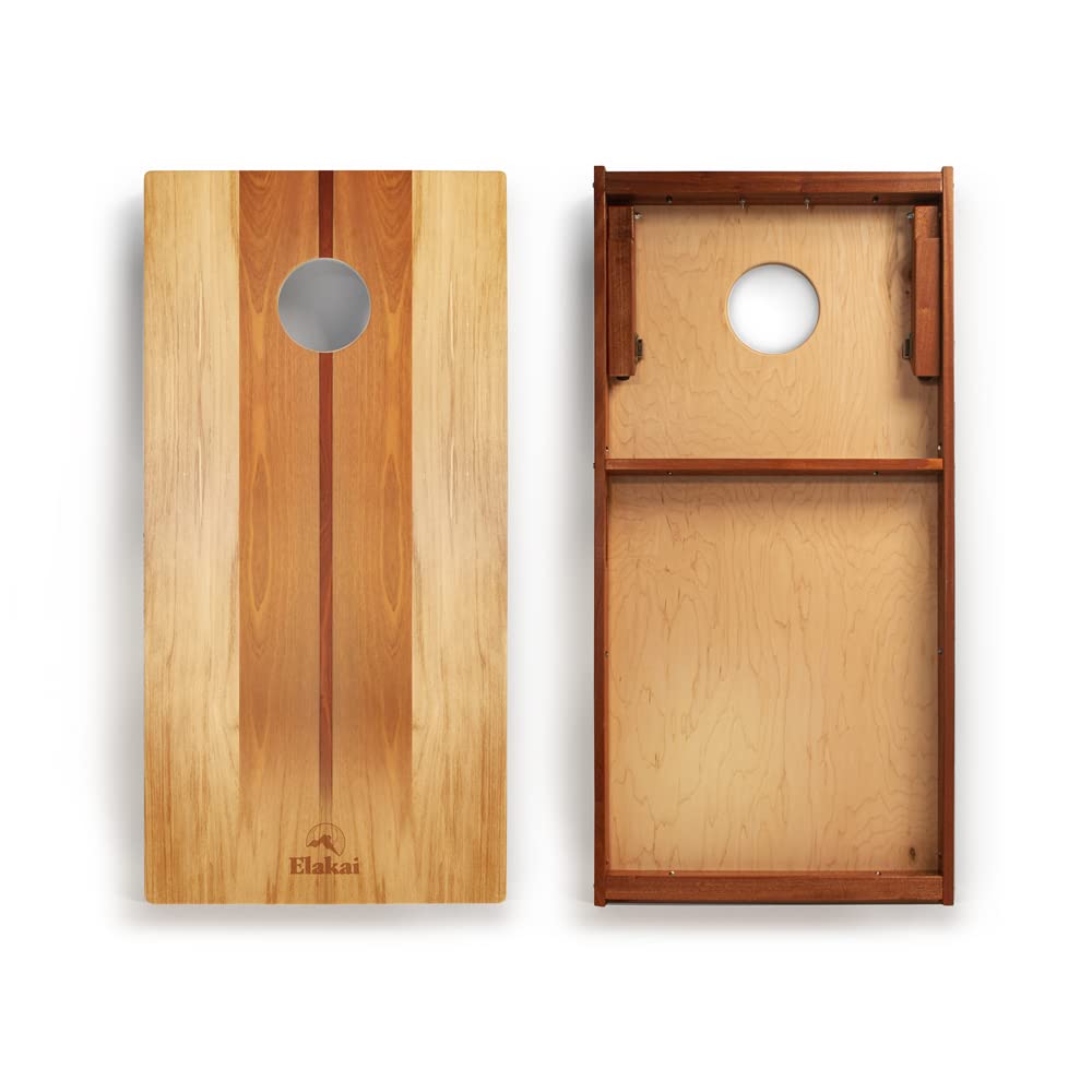 Elakai Retro Woody Series Premium Regulation Cornhole Boards 2x4 Woody
