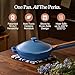 Our Place Always Pan 2.0-10.5” (2.6 Qt) Nonstick, Toxin-Free Ceramic Cookware | Patented 10-in-1 Aluminum Frying & Sauté Pan | Safe for Oven, Induction & All Cooktops up to 450°F | Forget-Me-Not Blue