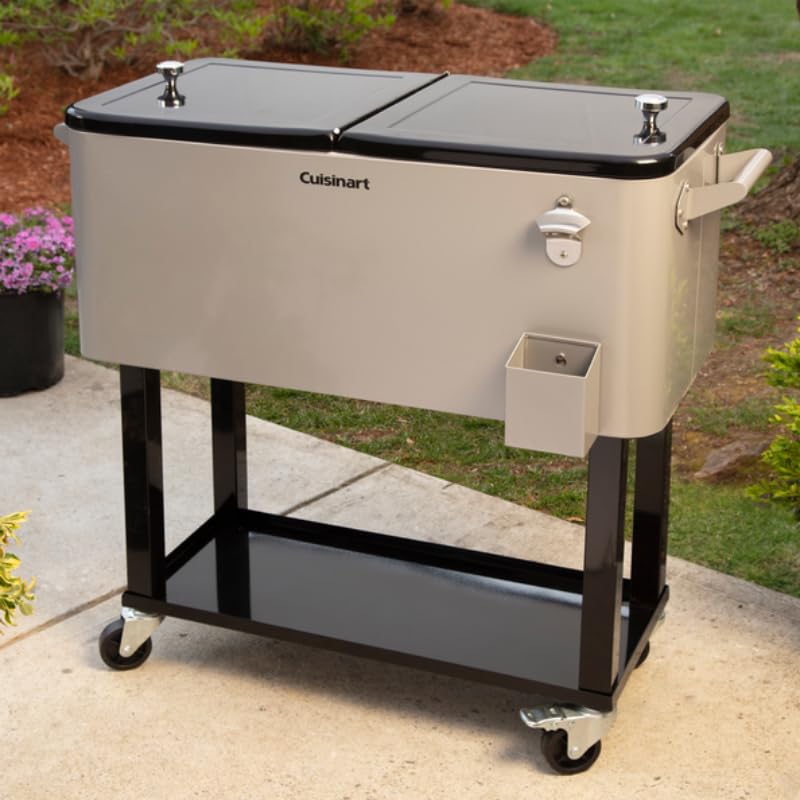 Cuisinart Cooler Cart with Caster Wheels, Dual-Sided Lid, 80-Quart - image 2