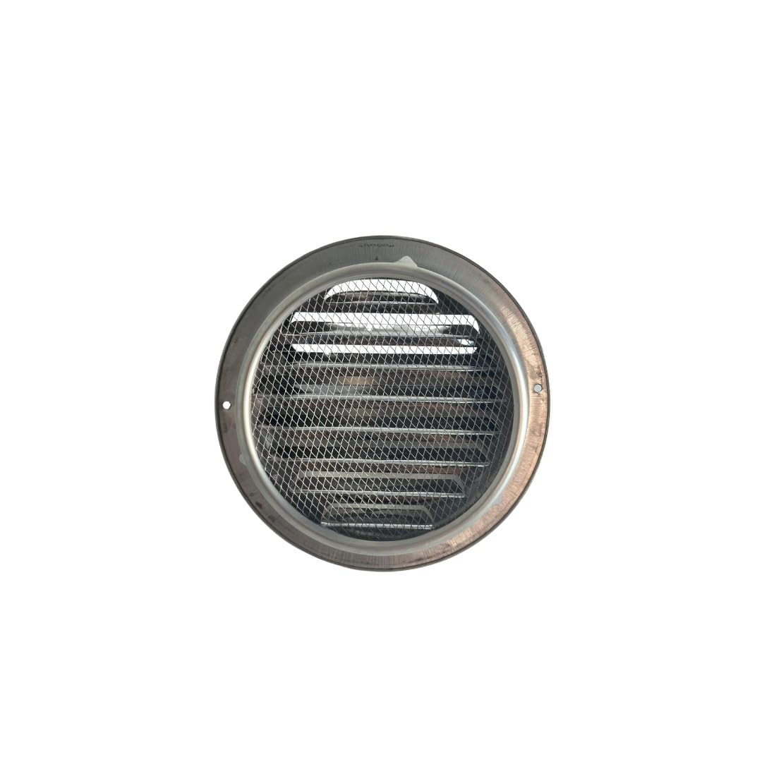 6″ Karry Sweden Stainless Steel Air Diffuser With Cap (TP008)Cover for Exhaust Fan Outer Hole | Rust-Proof Exterior Ventilation Grille,Durable Ventilation Solution for Home, Office & Commercial Spaces