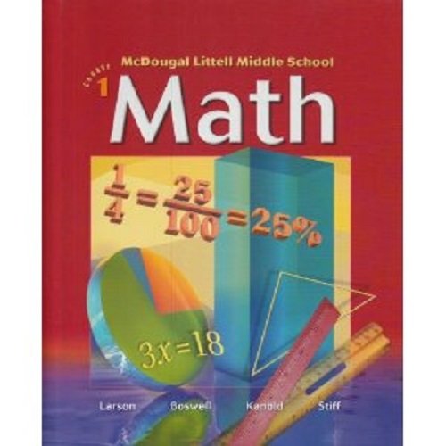 McDougal Littell Middle School Math, Course 1 Assessment Book