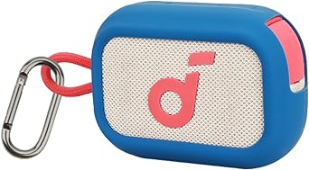 For Anker Soundcore Select 4 Go Case Protective Cover SHANCHI Bluetooth Speaker Silicone Protective Cover Buckle for Climbing Fall Prevention, Scratch Resistant, Shock Resistant, Wearable,