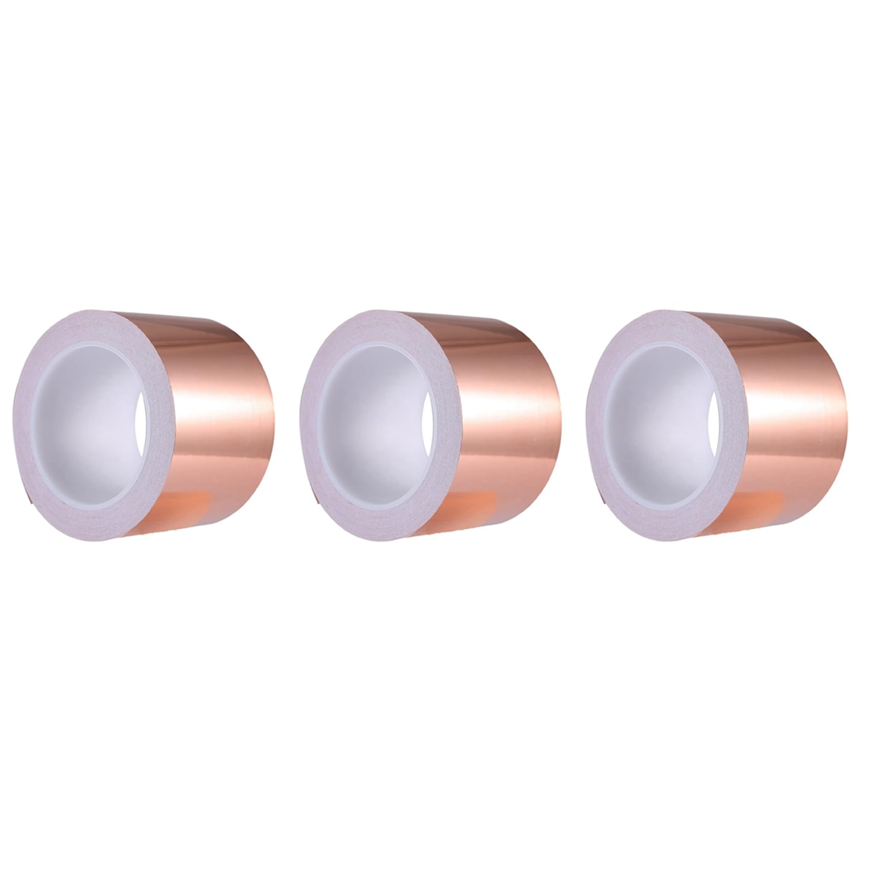 Jnchdghwa 3X Copper Foil Tape 70mm x 20M for Shielding Conductive Adhesive for Electrical Repairs,Snail Barrier Tape Guitar