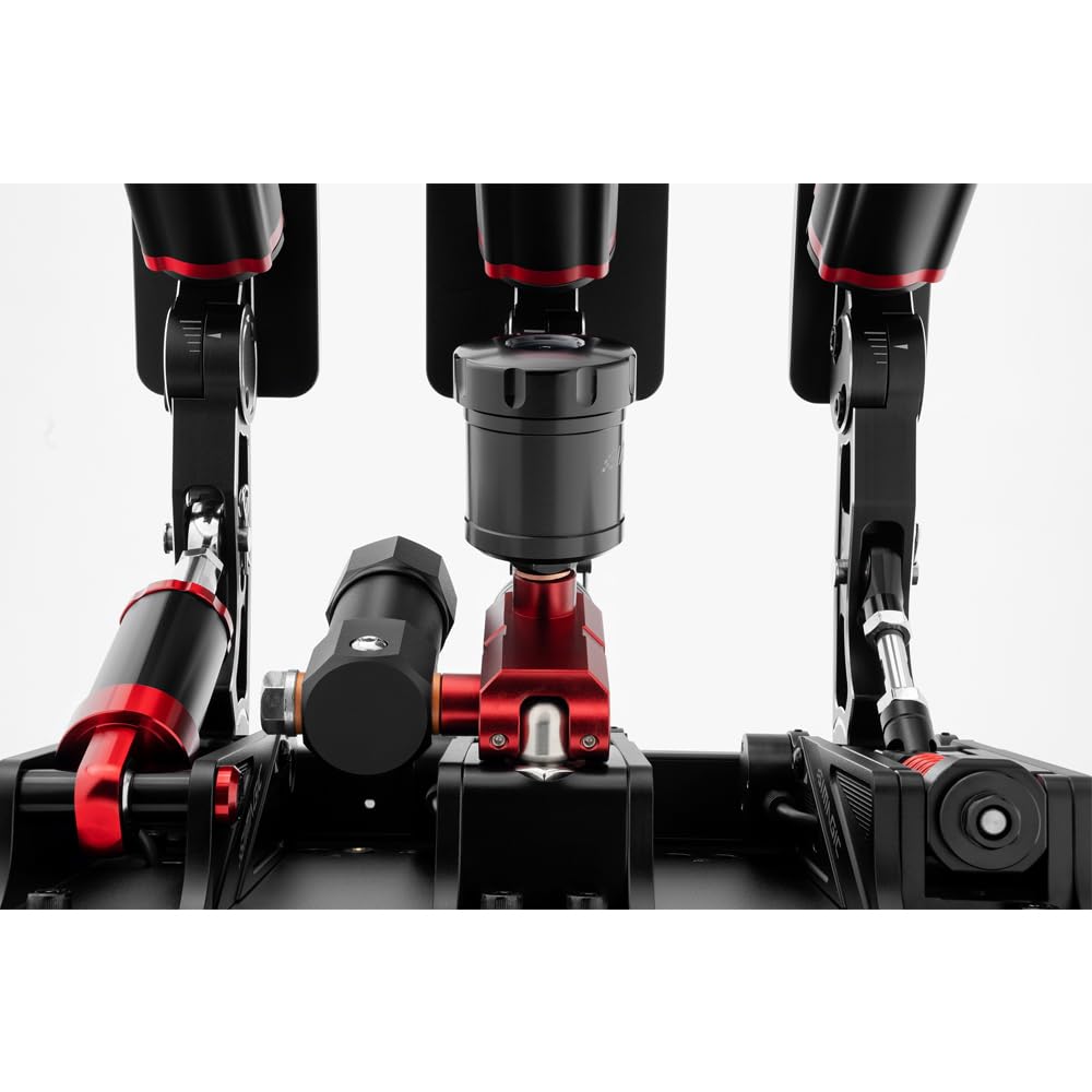 Simagic P1000i 吊り下げ式ペダル＋油圧＋フットレスト＋MOZAバネ SIMAGIC Simagic P1000 モジュラーペダル 吊り下げ式 ロードセル
