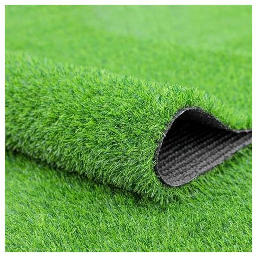 Fasmov Green Artificial Grass Rug Grass Carpert Rug, 3.2' x 6.5'