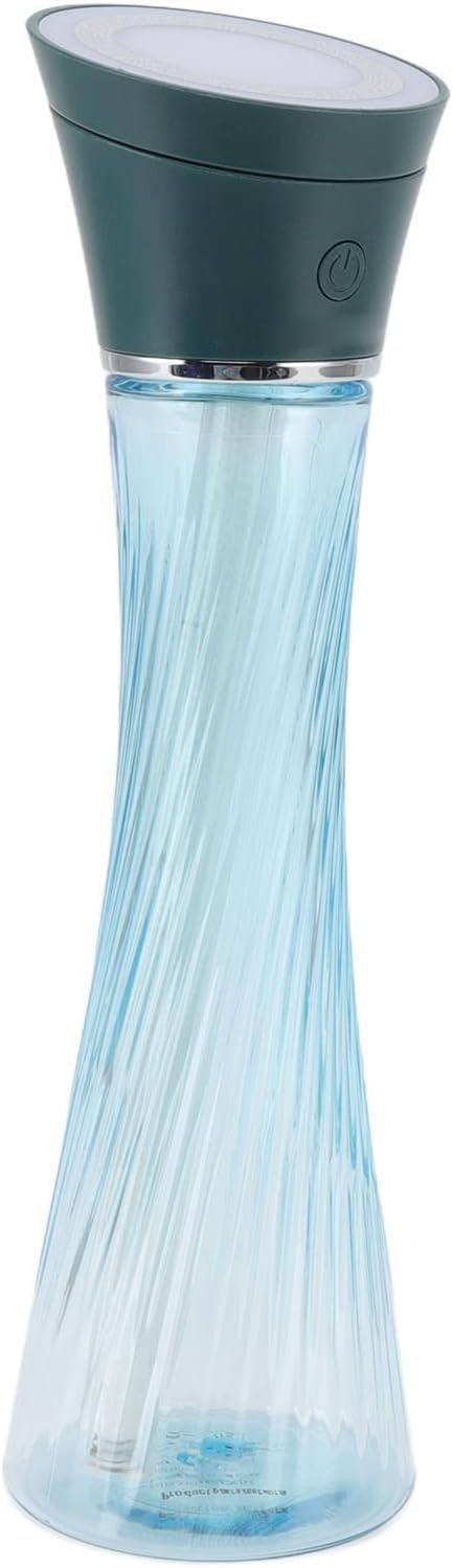 per Uso Domestico Umidificatore Piccolo Umidificatore da Tavolo Funzione Luce Notturna Mini umidificatore Compatto Silenzioso e Durevole, Verde Scuro