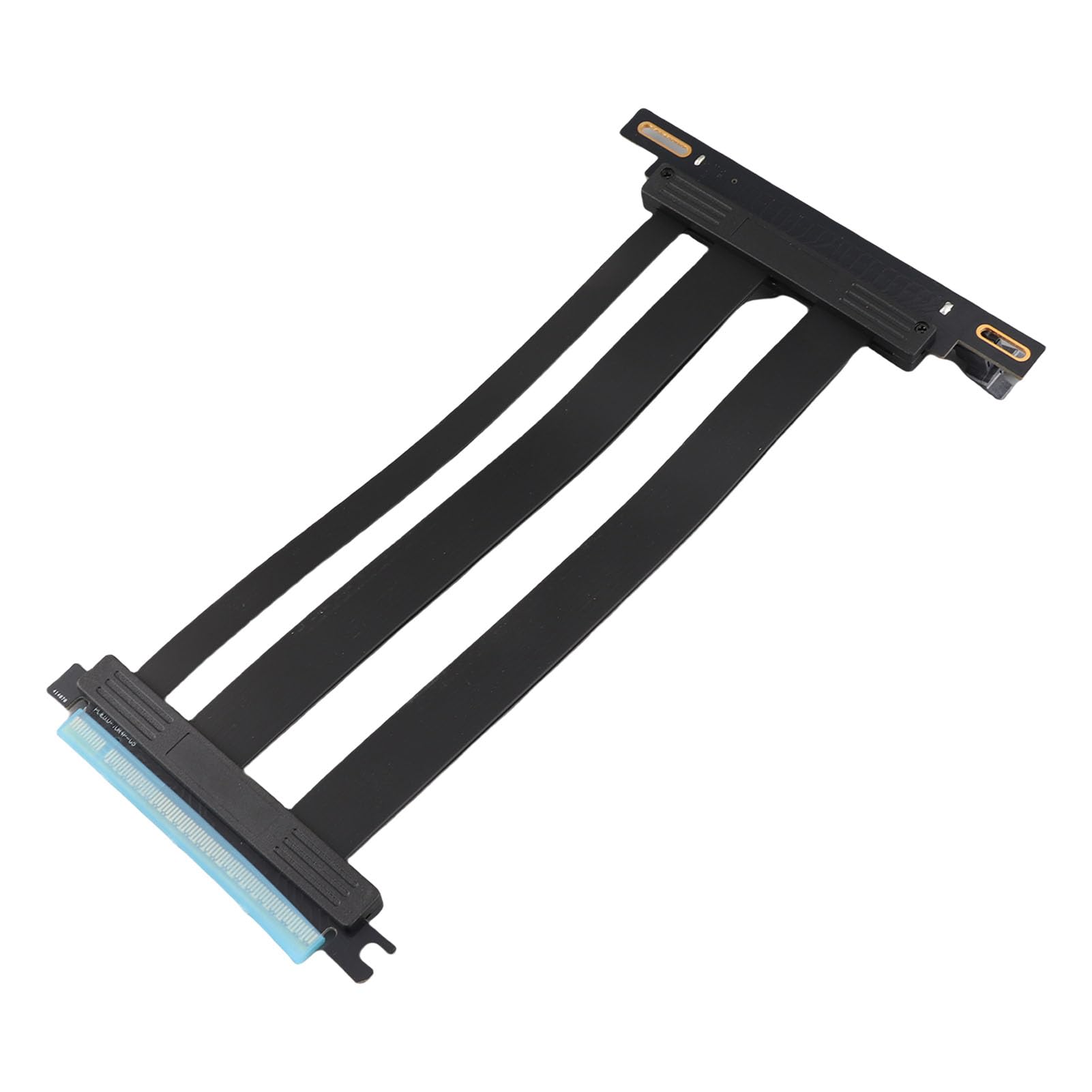 Gedourain Przedłużacz Karty Graficznej Pcie Gen5 X16 Wysoka prędkość Plug and Play dla Większości Podzespołów GPU i Płyty Głównej 20 Cm Dwurzędowa Płytka ABS Pod Kątem 90 Stopni do Komputerowej