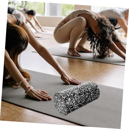 Rodillo de espuma ligero para ejercicio, masaje muscular y columna vertebral, para espalda y cuerpo completo, material de alta densidad, portátil, herramienta fitness para circulación y flexibilidad (30 x 15 cm) miniatura 6