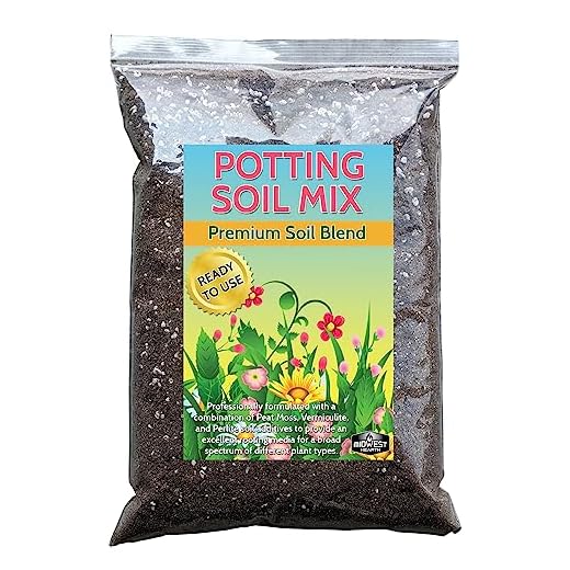 Premium Potting Soil Mix with Peat Moss