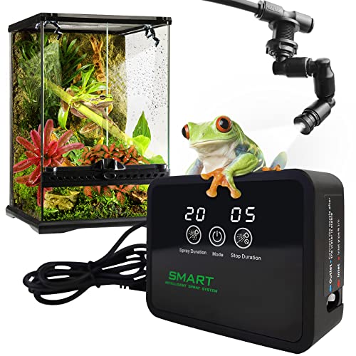 MYGIIKAKA Reptile Fogger Automatic Reptile Mister Fogger for Terrarium, Timed Reptile Humidifiers for Chameleon/Lizard…