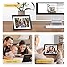 Dragon Touch Digital Picture Frame WiFi 10 inch IPS Touch Screen Digital Photo Frame Display, 32GB Storage, Auto-Rotate, Share Photos via App, Email, Cloud, Classic 10 Brown, PUUDUU