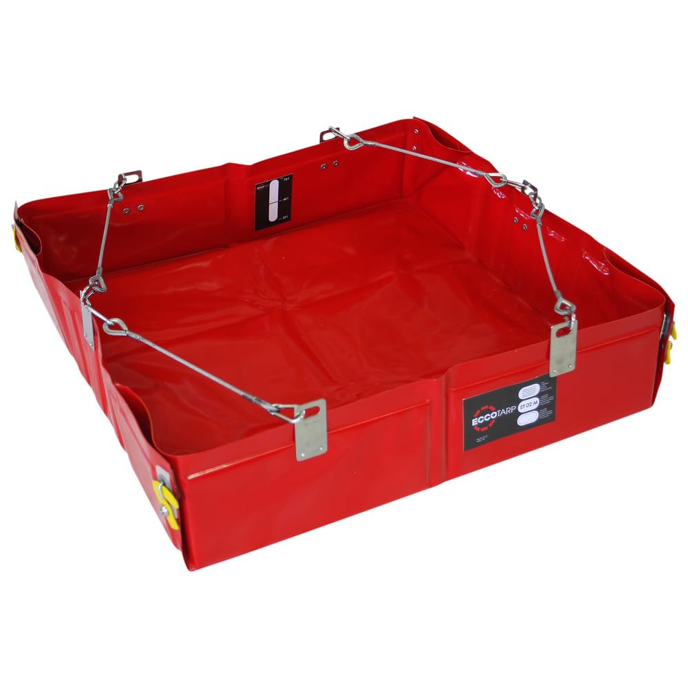 Auffangwanne, ET 02 M Komplettset, 75 l ET 02 M SET (Faltbare Apillbag Decon Dekontaminieren Ölauffangwanne Mulde Auffangwannentasche Regal-Bodenwanne 8110T00020 8110T00021)
