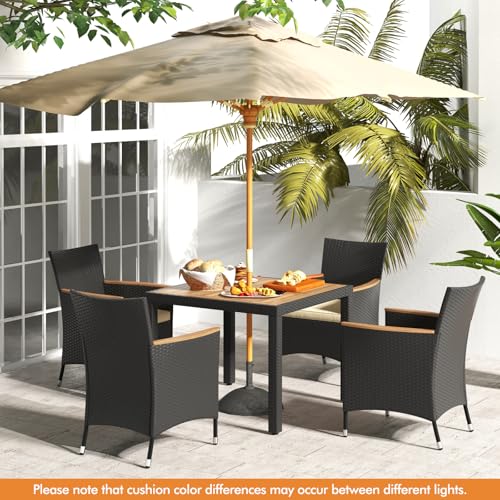 GIANTEX-Rattan-Gartenmobel-Set-Sitzgruppe-Garten-Lounge-4-Stuhle-mit-Tisch-Rattan-Lounge-Mobel-Outdoor-Terrassenmobel-Balkonmobel-Set-fur-4-Personen-Gartengarnitur-Sitzgarnitur-Garten-Essgruppe | Dealmeister.io Alt tag für bilder post titel