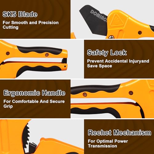 DOMINOX Ratchet PVC Cutter