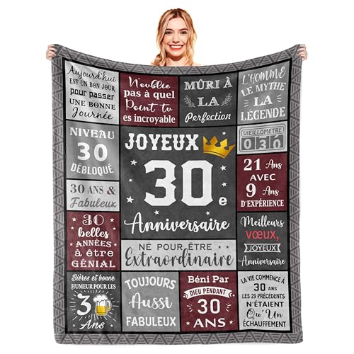 Men's 30th Birthday Gift Idea for 30th Birthday 30th 30th 30th Friend Husband Uncle Boyfriend Decoration Birthday 30th Birthday Gifts 30th Birthday Gifts 30 Years 1995 Cover 150 x 130 cm Men's 30th Birthday Gift Idea for 30th Birthday 30th 30th 30th Friend Husband Uncle Boyfriend Decoration Birthday 30th Birthday Gifts 30th Birthday Gifts 30 Years 1995 Cover 150 x 130 cm