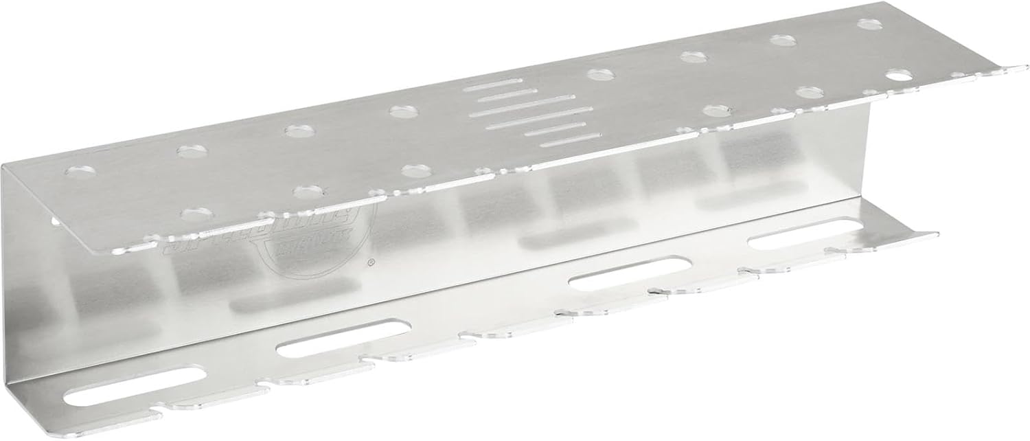 Speedway Motors 18-Inch Wall Mount Pneumatic Tool Storage Organizer, Aluminum Garage & Trailer Air Tool Rack Holds Up to 17 Tools, Quick Access Workshop Storage Solution