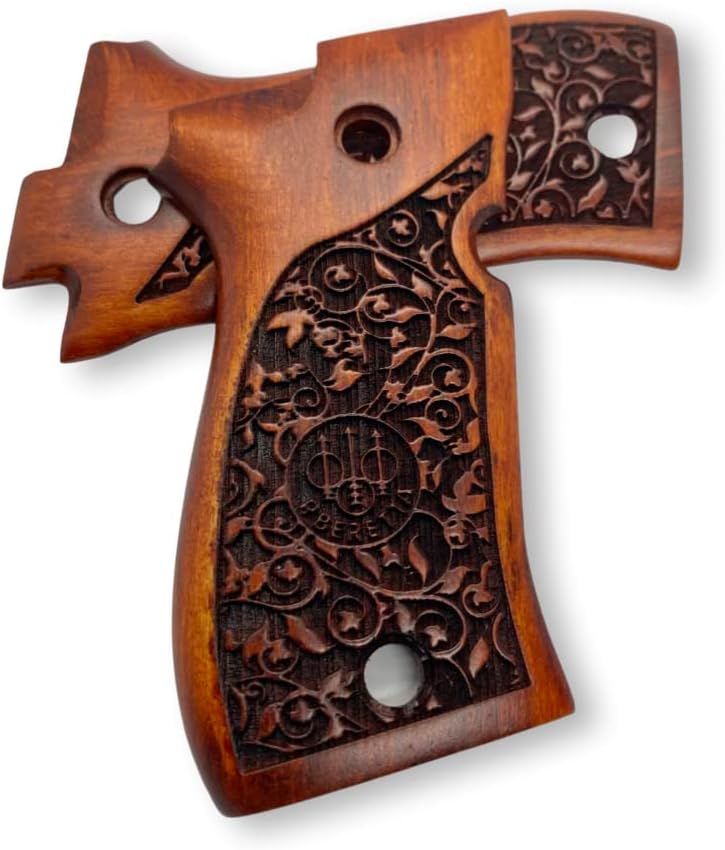 for Beretta F81 / F84, Real Wood Grips – Fits 81F, 81FS, 81BB, 84F, 84FS, 84 Cheetah – Durable, Comfortable, Easy Install