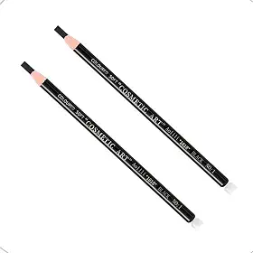 Kit 2 Lápis Dermatográfico Preto Para Design Sobrancelha Micropigmentação