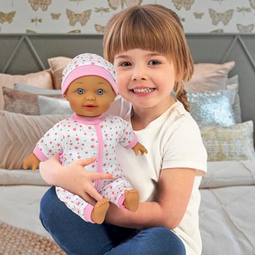The New York Doll Collection B304 12 Inch Talking Baby Dolls For 3 Year Old Girls - Soft Body Interactive Baby Doll thumb #4