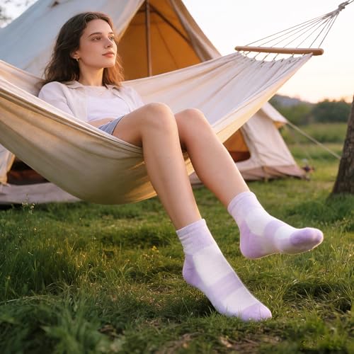 Image of 3 Pairs 90% Merino Wool Ankle Socks, Thin All-Season Casual Soft Breathable for Men Women
