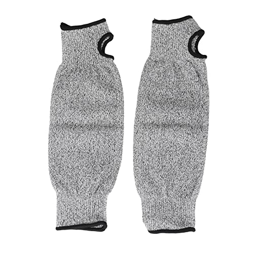 equlup Anti Cut Arm Sleeves, Gardening Wood Carving Metalworking Tools Protective Safety Arm Guard Versatile Use for Wood Carving, Gardening, Glass Handling