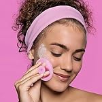 Freeman Facial Love To Mask Variety Pack: Oil Absorbing Clay, Detoxifying Charcoal, Clearing Peel Off, Hydrating Gel Cream, Exfoliating Scrub (14 Piece Kit with Bonus Buffer and Headband) - Image 5