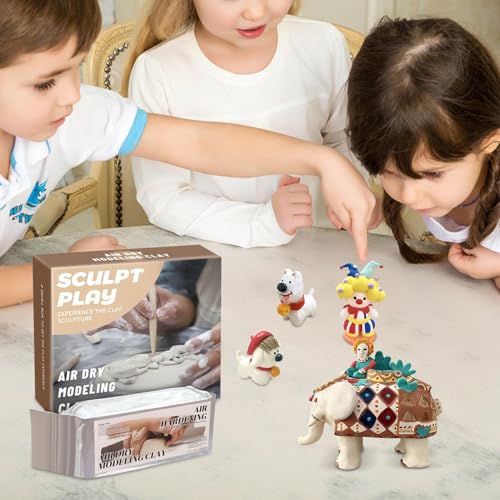 Crème à modeler sûre et douce qui sèche sans cuisson au four