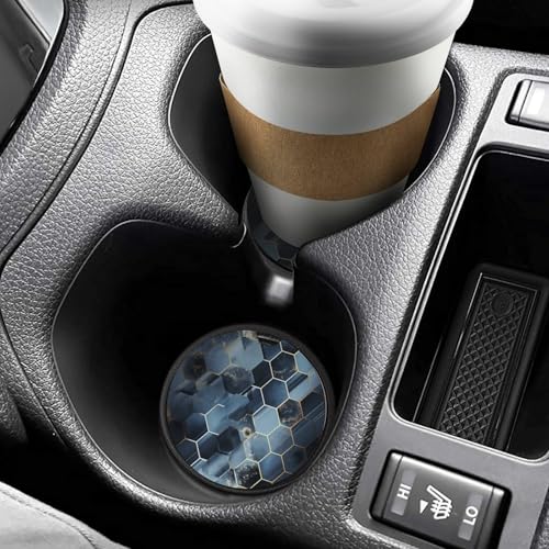 Posavasos para Auto Azul 2 Unidades 2.6 pulgadas miniatura 6