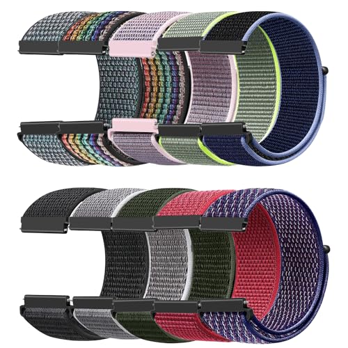 Pack de 10 correas de nylon para reloj de 22 mm miniatura 1