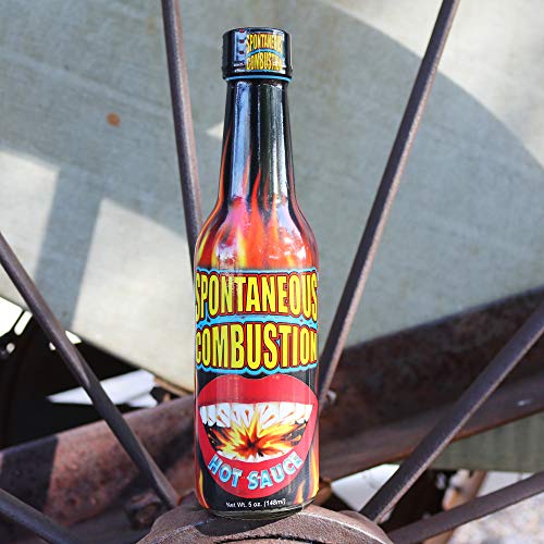 Spontaneous Combustion Hot Sauce With Habanero - 5 Oz – Try If You Dare! – Perfect Gourmet Gift For The Hot Sauce Fan #TOP6