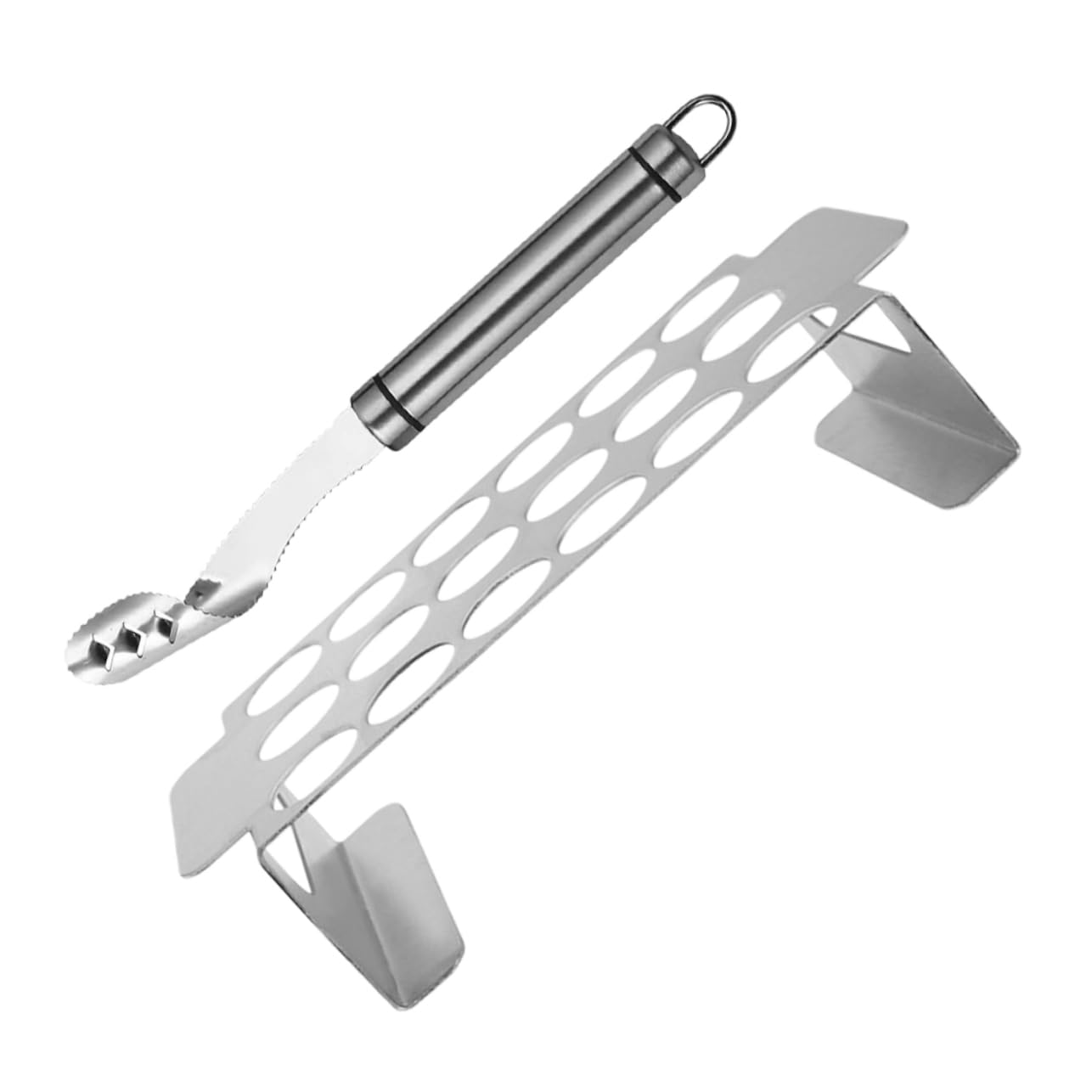 Gatuida 4 Ensembles Outil de Barbecue Poivre Outils de Grill jalapenos Grille Barbecue ustensile de Cuisine Un Barbecue casier à Poivre Accessoires pour fumoir Barbecue Acier Inoxydable