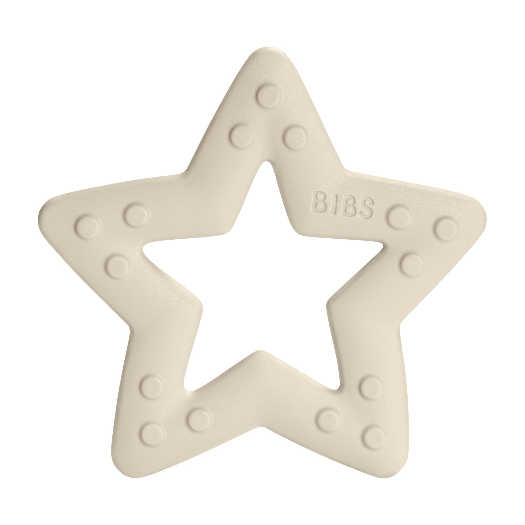 BIBS Baby Bitie Teether, BPA Free, Food Safe, OneSize (0-36 Months), Ivory