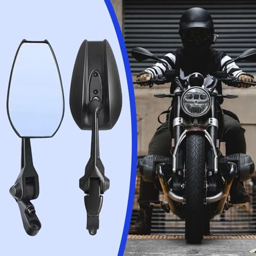 Rétroviseur pour moto et scooter Teksome antireflet HD universel - 3