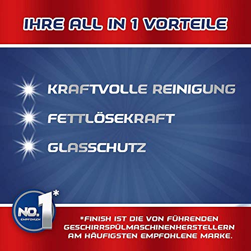 Finish All In 1 Vaatwassertabletten, 182 stuks - Image 4
