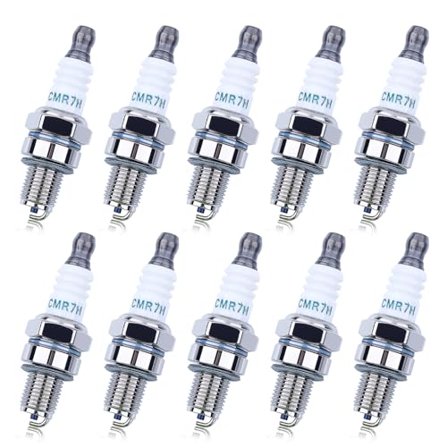 10 Pack CMR7H Spark Plugs Spark Plug for Shindaiwa 3699-91867 Red Max 369991867 506615101 544260901 Sparkplug for Husqvarna 581362301 Stihl Redmax Blowers Brushcutters Trimmers Chain Saws
