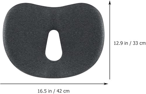 Miniatura 9 de Operitacx Almohadillas de asiento de automóvil, cojín de espuma para silla para aliviar el dolor de espalda, dolor de coxis, disco degenerador de