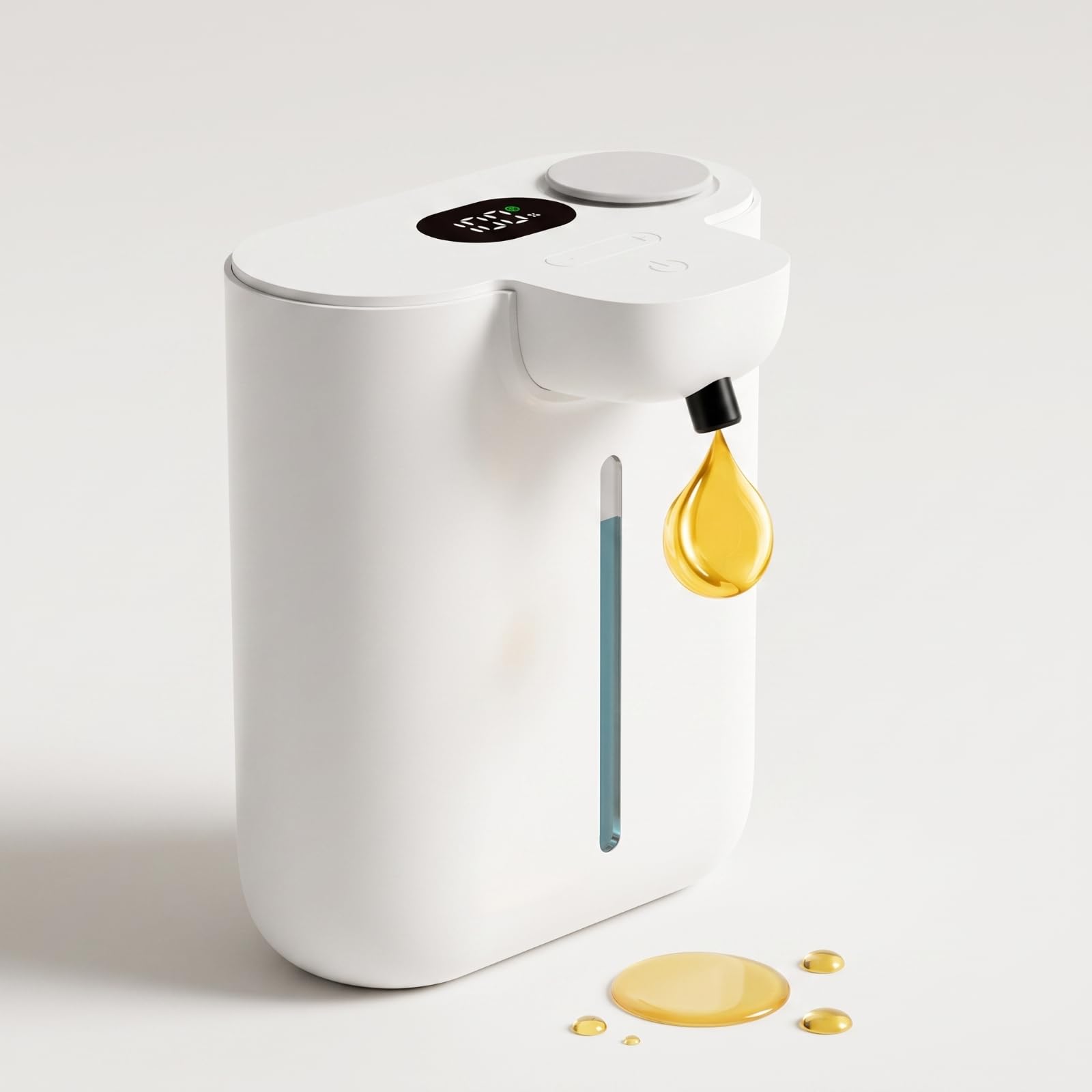 Dispensador Jabón con Pantalla LED, Líquido