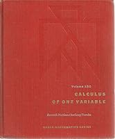 Calculus of One Variable (Eagle Maths. S) 015518525X Book Cover