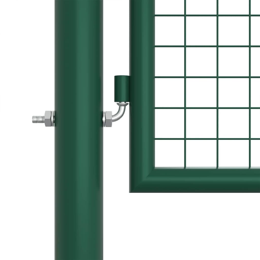 Mesh Gartentor Doppelflügeltor Doppeltor Gartentür Zauntor Hoftor Zauntür Gartenpforte Einfahrtstor Tor Stahl,390 x 125 cm